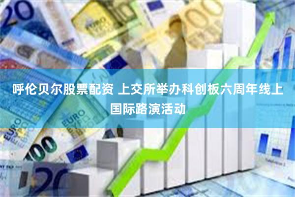 呼伦贝尔股票配资 上交所举办科创板六周年线上国际路演活动