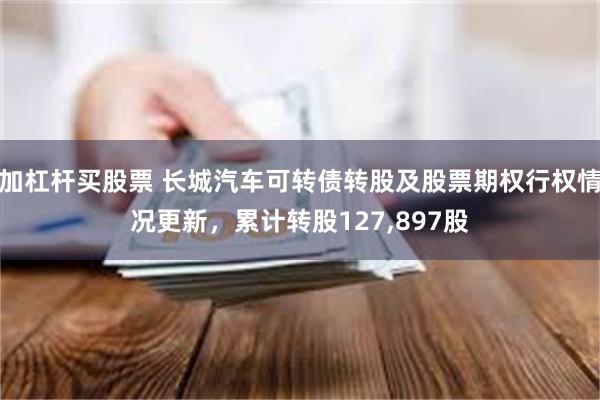 加杠杆买股票 长城汽车可转债转股及股票期权行权情况更新，累计转股127,897股