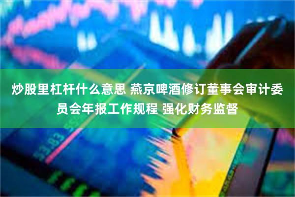 炒股里杠杆什么意思 燕京啤酒修订董事会审计委员会年报工作规程 强化财务监督