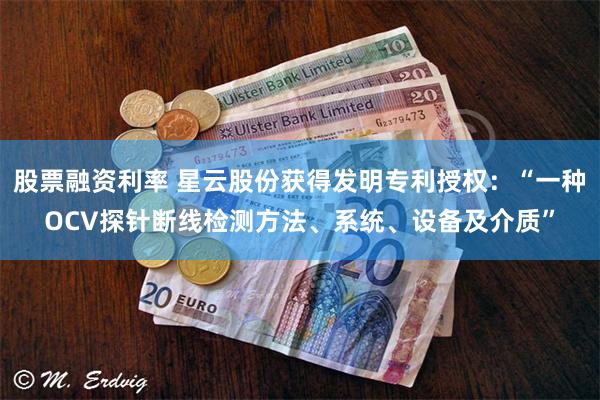 股票融资利率 星云股份获得发明专利授权：“一种OCV探针断线检测方法、系统、设备及介质”