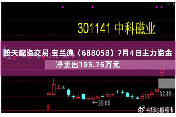 按天配资交易 宝兰德（688058）7月4日主力资金净卖出195.76万元