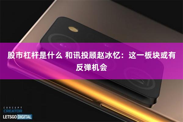 股市杠杆是什么 和讯投顾赵冰忆：这一板块或有反弹机会