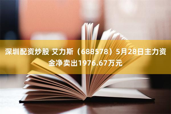 深圳配资炒股 艾力斯（688578）5月28日主力资金净卖出1976.67万元