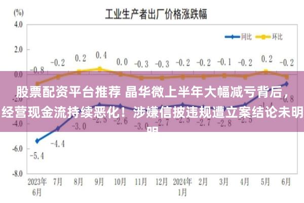 股票配资平台推荐 晶华微上半年大幅减亏背后，经营现金流持续恶化！涉嫌信披违规遭立案结论未明