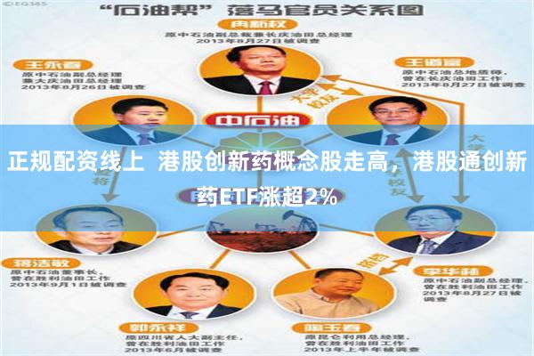 正规配资线上  港股创新药概念股走高，港股通创新药ETF涨超2%